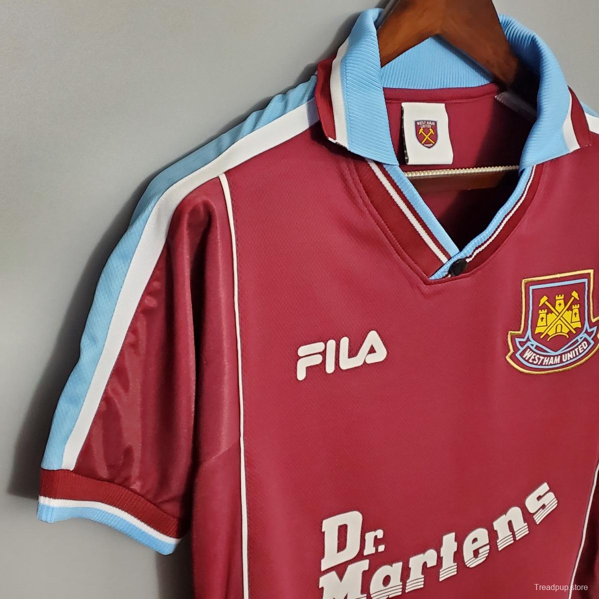 Retro 99/01 West Ham United Home Jersey