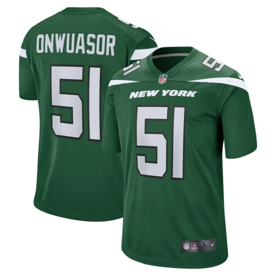 Men's Patrick Onwuasor Gotham Green Player Limited Team Jersey