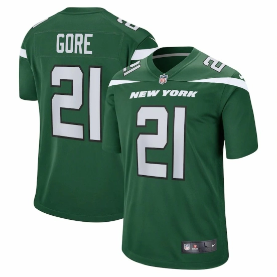 Men's Frank Gore Gotham Green Player Limited Team Jersey