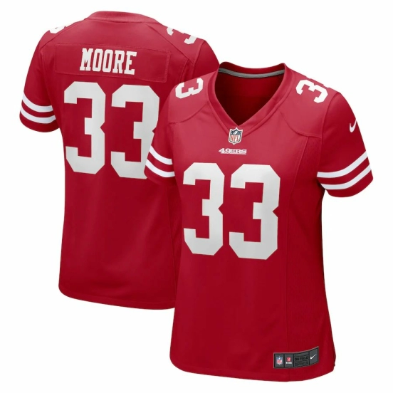 Women's Tarvarius Moore Scarlet Player Limited Team Jersey