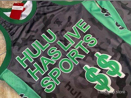 Men's Hulu Mesh Black Retro Classic Team Jersey