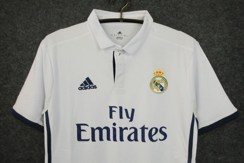 Retro 16/17 Real Madrid Home Long Sleeve Jersey