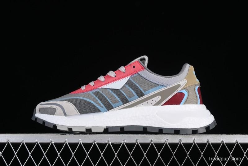 Adidas Retropy P9 GW9333 Running Shoes with Thick Popcorn Sole