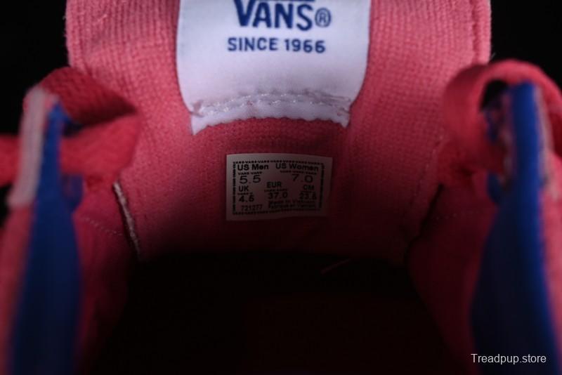 Vans Vault Og Sport Low Retro Suede Canvas Vulcanized Shoes in Dragon Fruit - VN000CQRCHL
