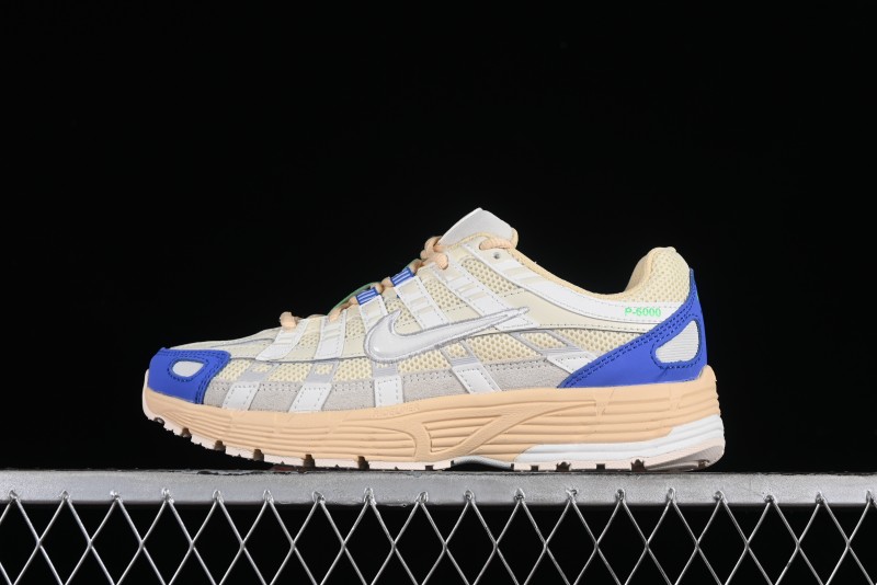 Nike P-6000 Retro Casual Sneakers with Layered Design and Ultra-Lightweight Body - FJ5443-113