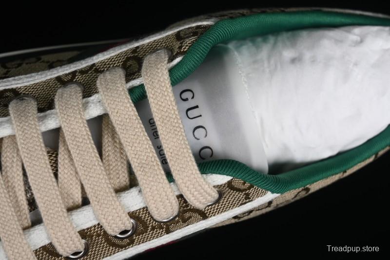 Gucci Tennis 1977 Print Sneaker Retro Casual Canvas Shoes - 02JPO9064