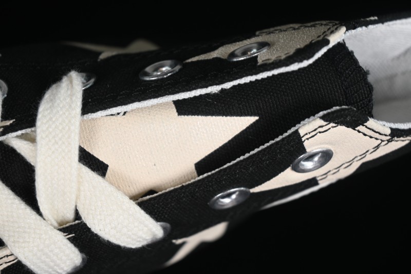 Converse All Star Lift High Top Platform Sneakers with Star Print - A09903C