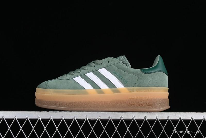 Adidas Originals Gazelle Bold ID6998 Low-Top Sneakers with Thick Sole for Casual Wear, Slip-Resistant and Durable