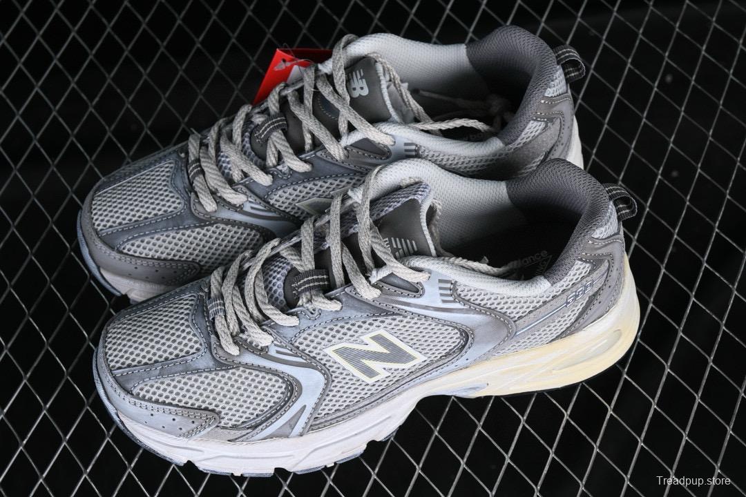 New Balance 530 Series Leather Distressed Retro Casual Running Shoes - MR530TG