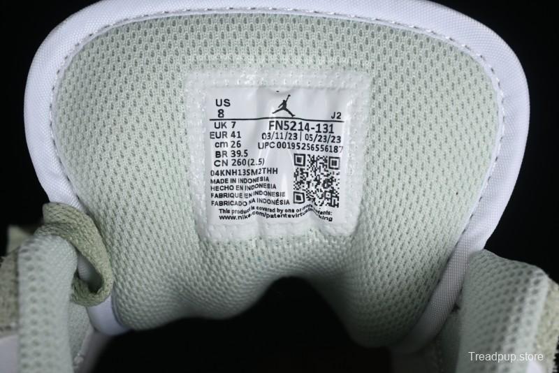 Nike Air Jordan 1 Low AJ1 Apple White Green Low-Top Lifestyle Basketball Shoes - FN5214-131