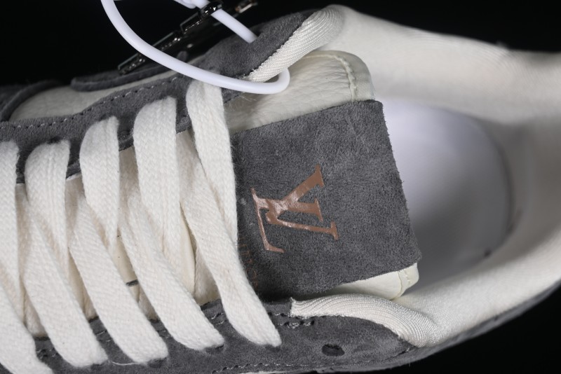 Nike Air Force 1 '07 Low LV Collaboration - Beige Grey Pigskin Casual Sneakers - HD1968-011