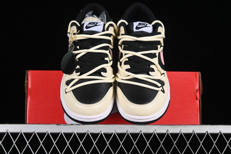 Nike Dunk Low SB Casual Skate Shoes with Smoked Rose Design - FD1232-001