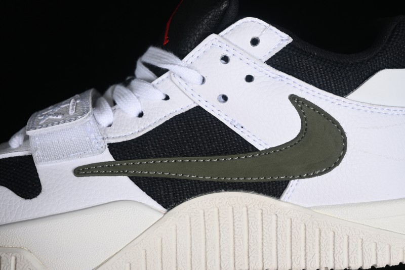 Nike Travis Scott x Jordan Cut The Check AJ1 Basketball Shoes with Velcro Strap - FZ8117-100