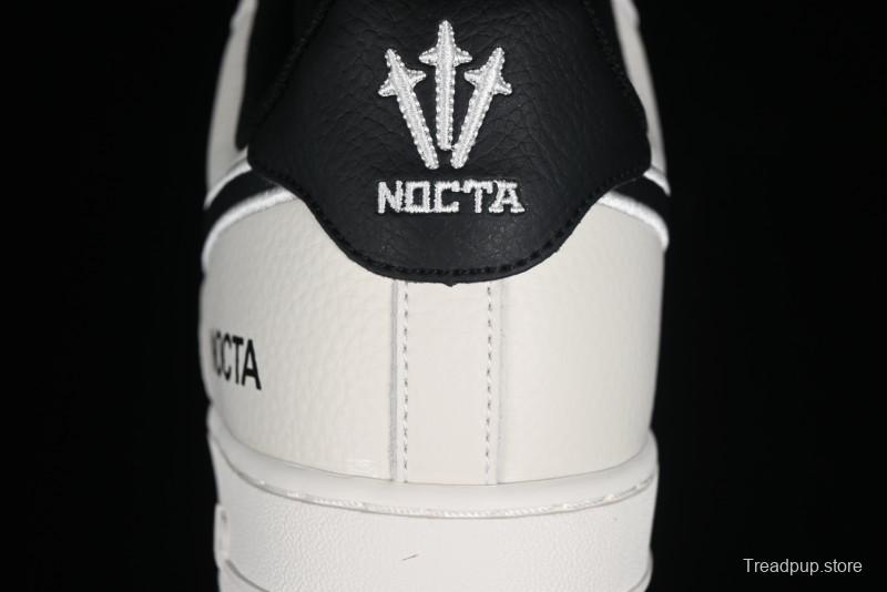 Nike Nocta x Nike Air Force 1 '07 Low Casual Sneakers with 3M Reflective Details and Full-Length Air Cushion - NO0224-023