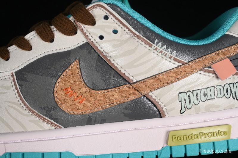 Nike Dunk Low Panda Prank Spring Touchdown Spring Forward Brown Green SB Strap Low Top Casual Skate Shoes - DV0834-101