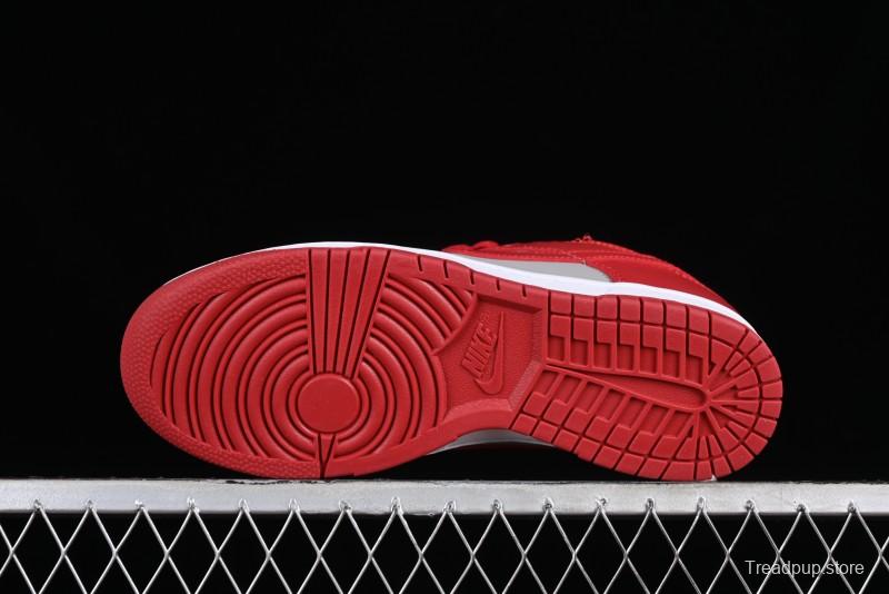 Nike SB Dunk Low Grey Red Colorway Low-Top Casual Skateboarding Shoes - CW1590-0002