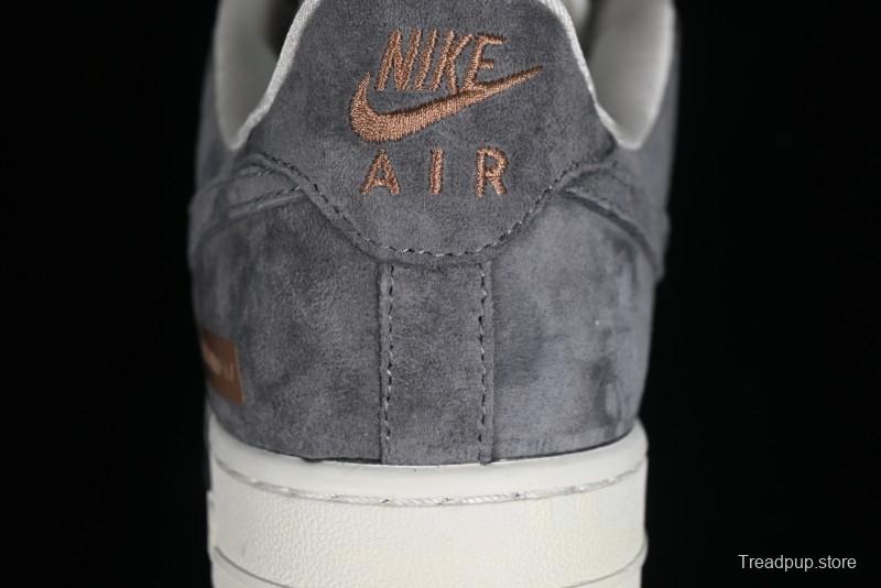 Nike Air Force 1 '07 Low LV Collaboration - Beige Grey Pigskin Casual Sneakers - HD1968-011