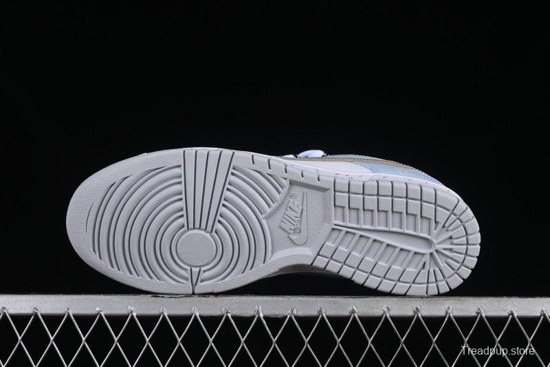 Nike Dunk Pure "Platinum" SB Low-Top Casual Sneakers with Dual Laces and Bear-Inspired Design - DV0831-101