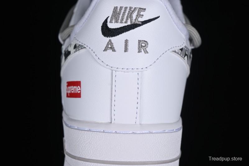 Nike Supreme x Air Force 1'07 Low "Box Logo" Camouflage Print Casual Sneakers - UP1658-595