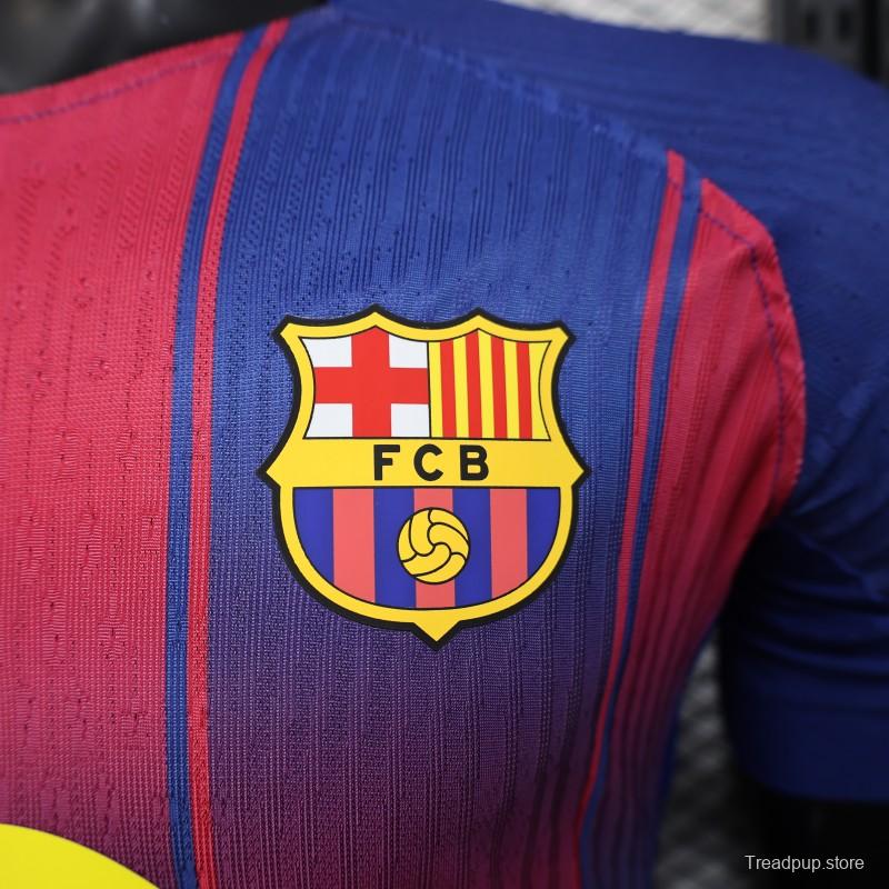 Player Version 25/26 Barcelona Home Jersey