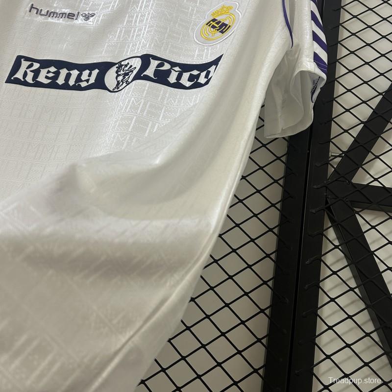 89/90 Retro Real Madrid Home Jersey