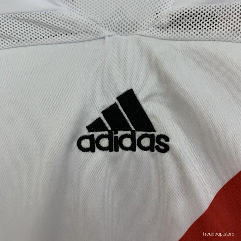 06/07 Retro Long Sleeve River Plate Home Jersey
