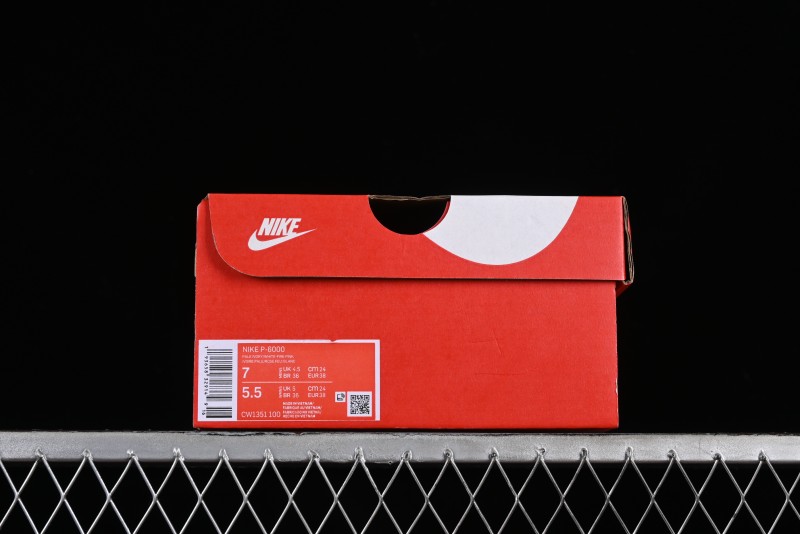 Nike P-6000 Retro Casual Sneakers Dad Shoes with Layered Design and Lightweight Body - CW1351-100