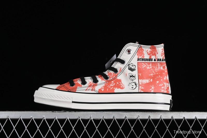 Converse Chuck Taylor High Top Casual Sneakers with Dungeons & Dragons 50th Anniversary Collaboration Design - A09883C