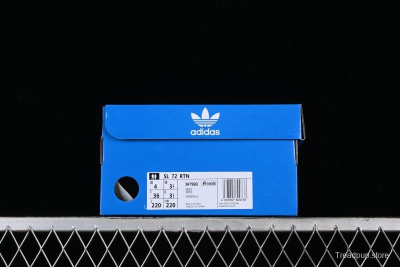 Adidas Originals SL 72 Retro Running Shoes with Ecotex Tongue and EVA Midsole - IH7993