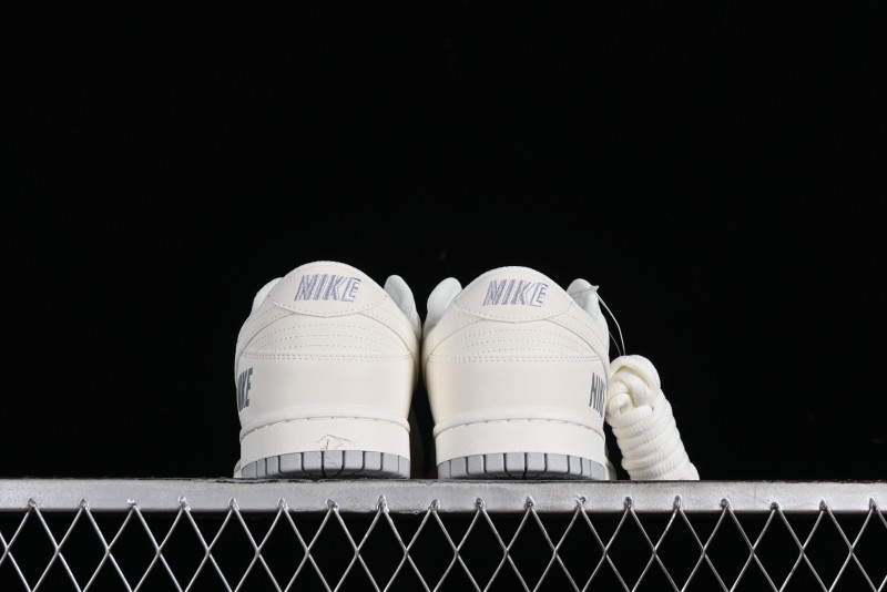 Nike SB Dunk Low Collaboration Three Swooshes Beige Black Low-Top Casual Skateboarding Shoes - NK5639-325