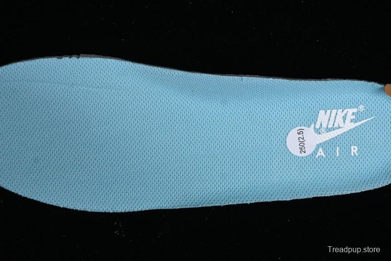 Nike Air Force 1 '07 Low White Blue Casual Sneakers - FQ4296-100