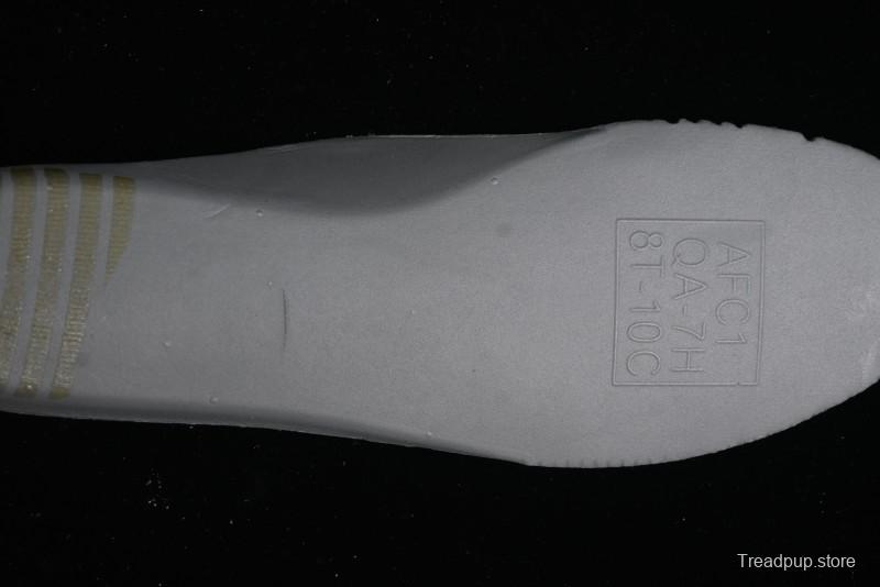 Nike Air Force 1 '07 Low Witch Collaboration Custom Leather Sneakers with Skull and Gradient White-Green Design - CW2288-111