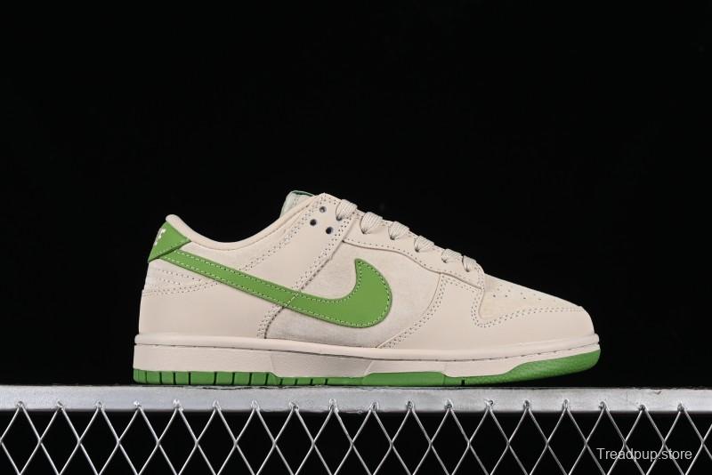 Nike SB Dunk Low LV Collaboration - Emerald City Anniversary High-End Custom Low-Top Casual Skate Shoes - XB3802-345