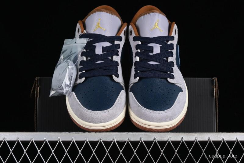 Nike Air Jordan 1 Low AJ1 Customized Low-Top Casual Sneakers - FZ5042-041