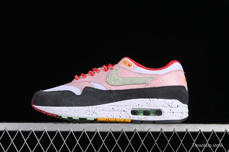 Nike Air Max 1 Retro Running Shoes with Half-Sole Air Cushion - FZ4133-640