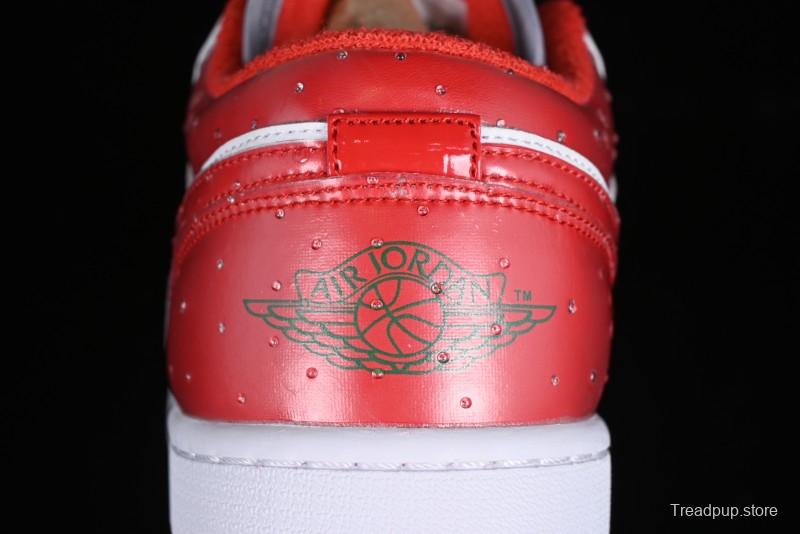 Nike Air Jordan 1 Low AJ1 White Red Casual Sneakers - FQ1935-018