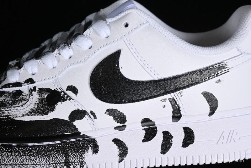 Nike Air Force 1 '07 Low Custom Hand-Painted 2D Industrial Scene Casual Sneakers - 315122-311