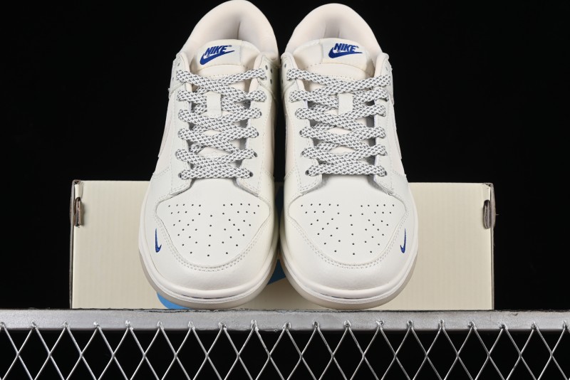 Nike SB Dunk Low White Pearl Anniversary High-End Custom Low-Top Casual Skate Shoes - XB3802-346
