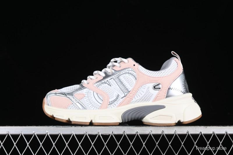 Dior Chrono Round Toe Lace-Up Lifestyle Casual Running Sneakers - 15U PINK