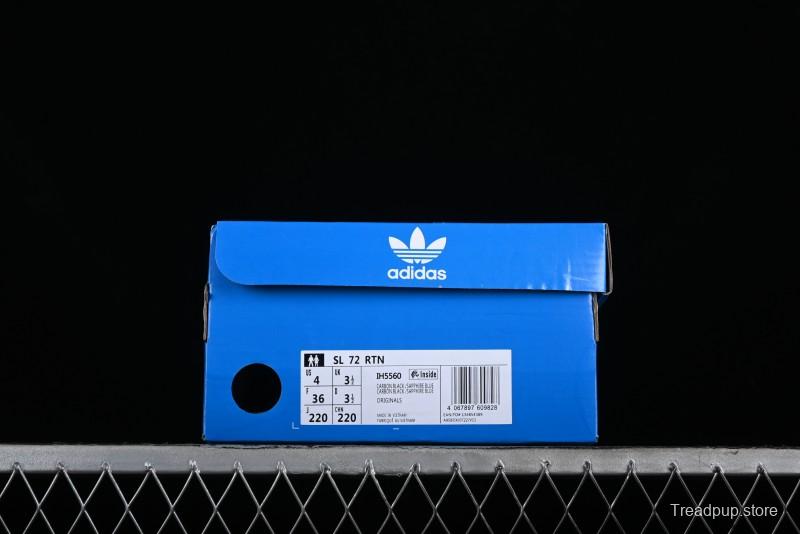 Adidas Originals SL 72 Retro Running Shoes with Nylon Upper and Rubber Outsole - IH5560