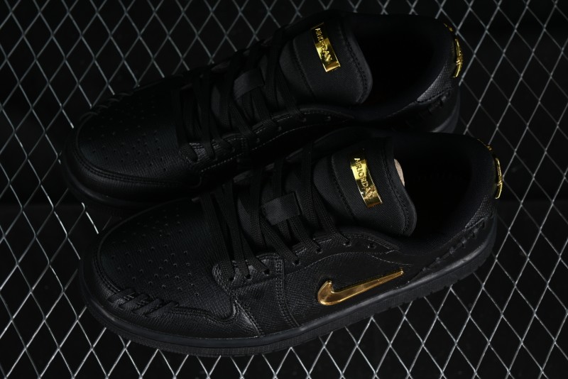 Nike Air Jordan 1 Low "Method of Make" Casual Sneakers with Woven Design - FN5032-007
