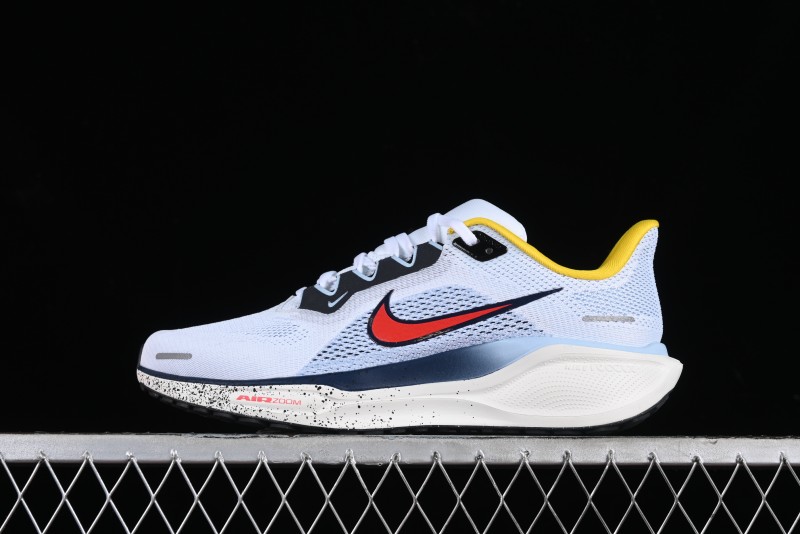 Nike Air Zoom Pegasus 41 Breathable Lightweight Running Shoes with Cushioning - HJ9068-100