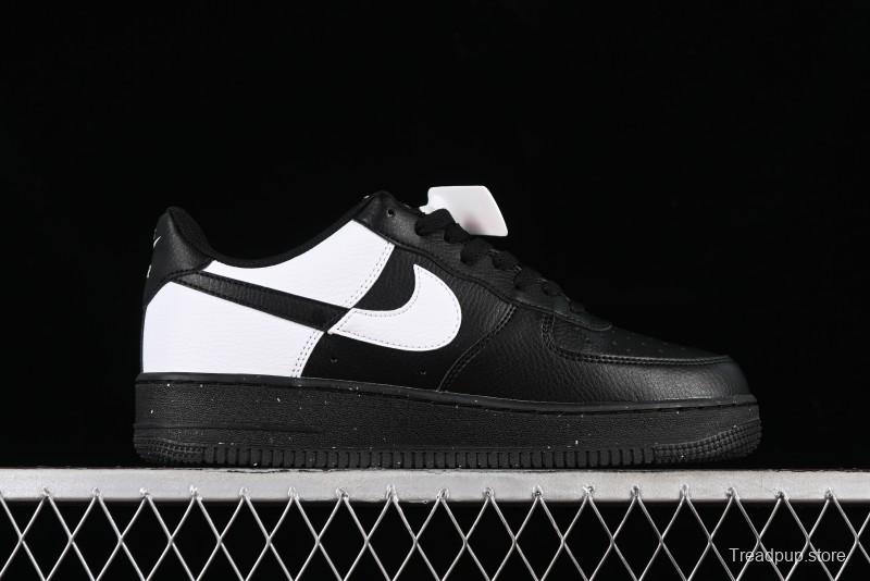 Nike Air Force 1 '07 Low Casual Sneakers with Broken Swoosh Design - HF9096-001