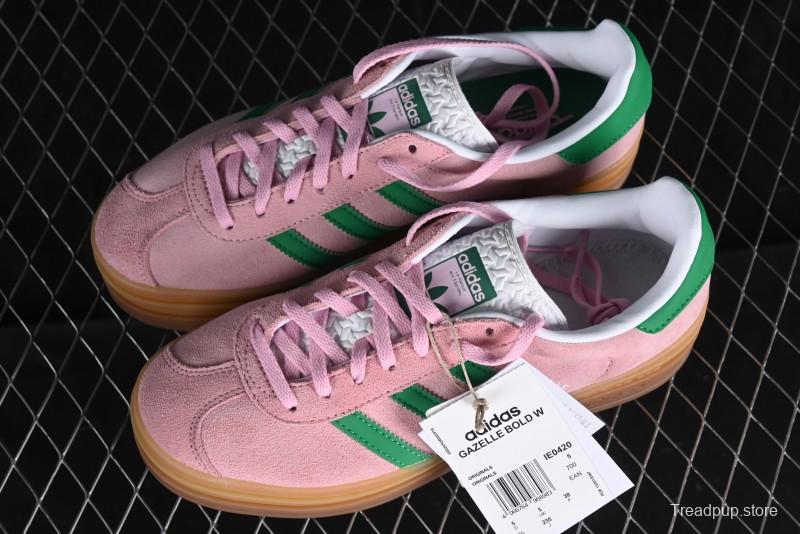 Adidas Originals Gazelle Bold IE0420 Low-Top Sneakers with Thick Sole for Casual Wear - IE0420