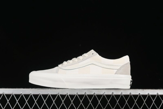 Vans Old Skool Checkerboard Low-Top Retro Skate Shoes - VN000D3ED02