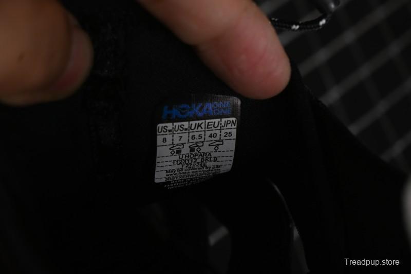 Hoka One One Hopara Outdoor Functional Mountain Sandals with Rugged Outsole - 1123112 BKLB