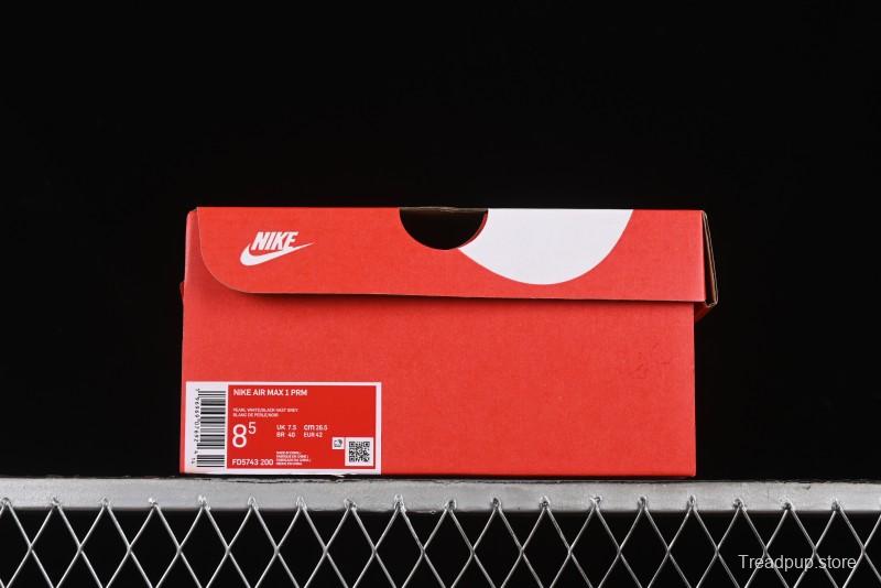 Nike Air Max 1 Retro Running Shoes with Half-Sole Air Cushion - FD5743-200