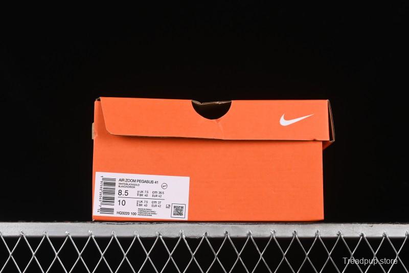 Nike Air Zoom Pegasus 41 Running Shoes with Breathable Mesh and Cushioned Support - HQ3220-100