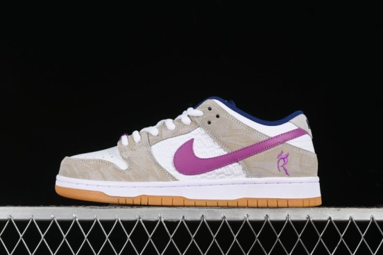 Nike SB Dunk Low Rayssa Leal Pro Skate Shoes with Colorful Smiley Laces - FZ5251-001