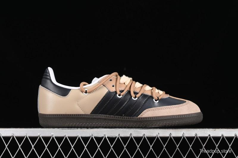 Adidas Originals Samba OG Low-Top Casual Sneakers with Panda Prank Retro Design - IG1025